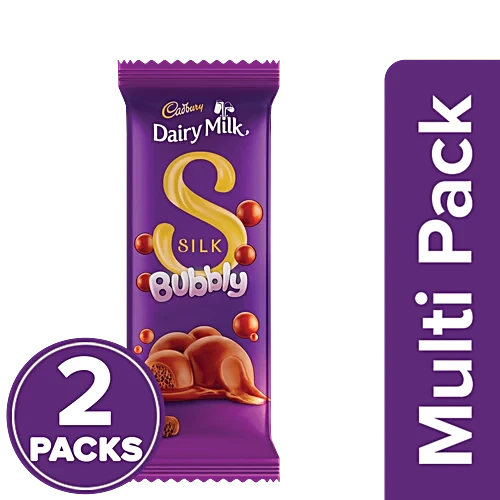 Cadbury Dairy Milk Silk Bubbly Chocolate Bar - Image 4